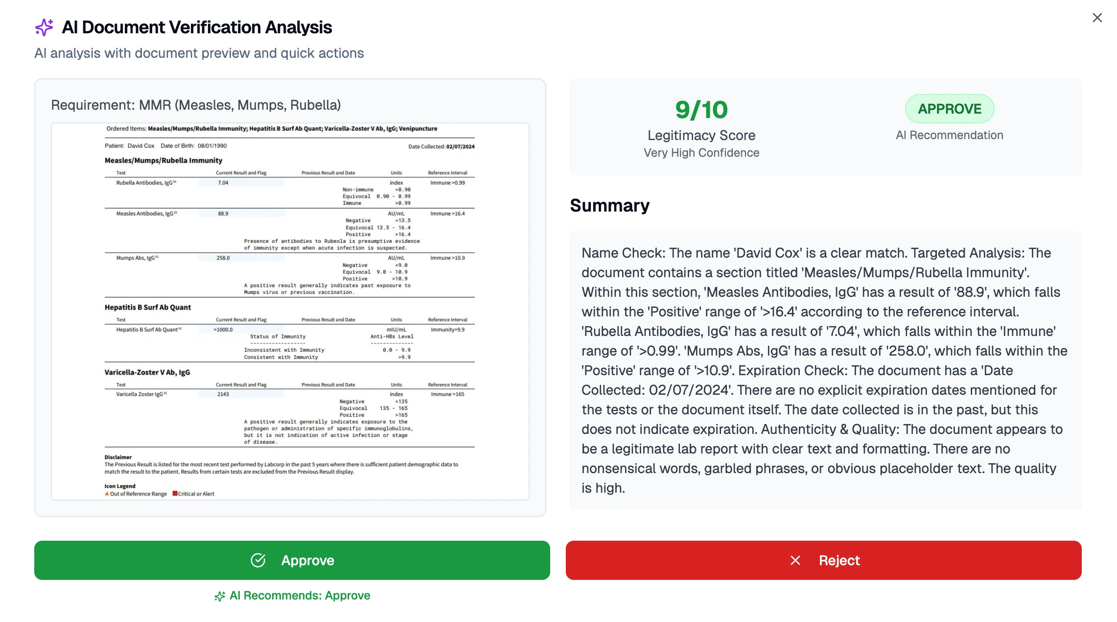 AI Compliance Verification