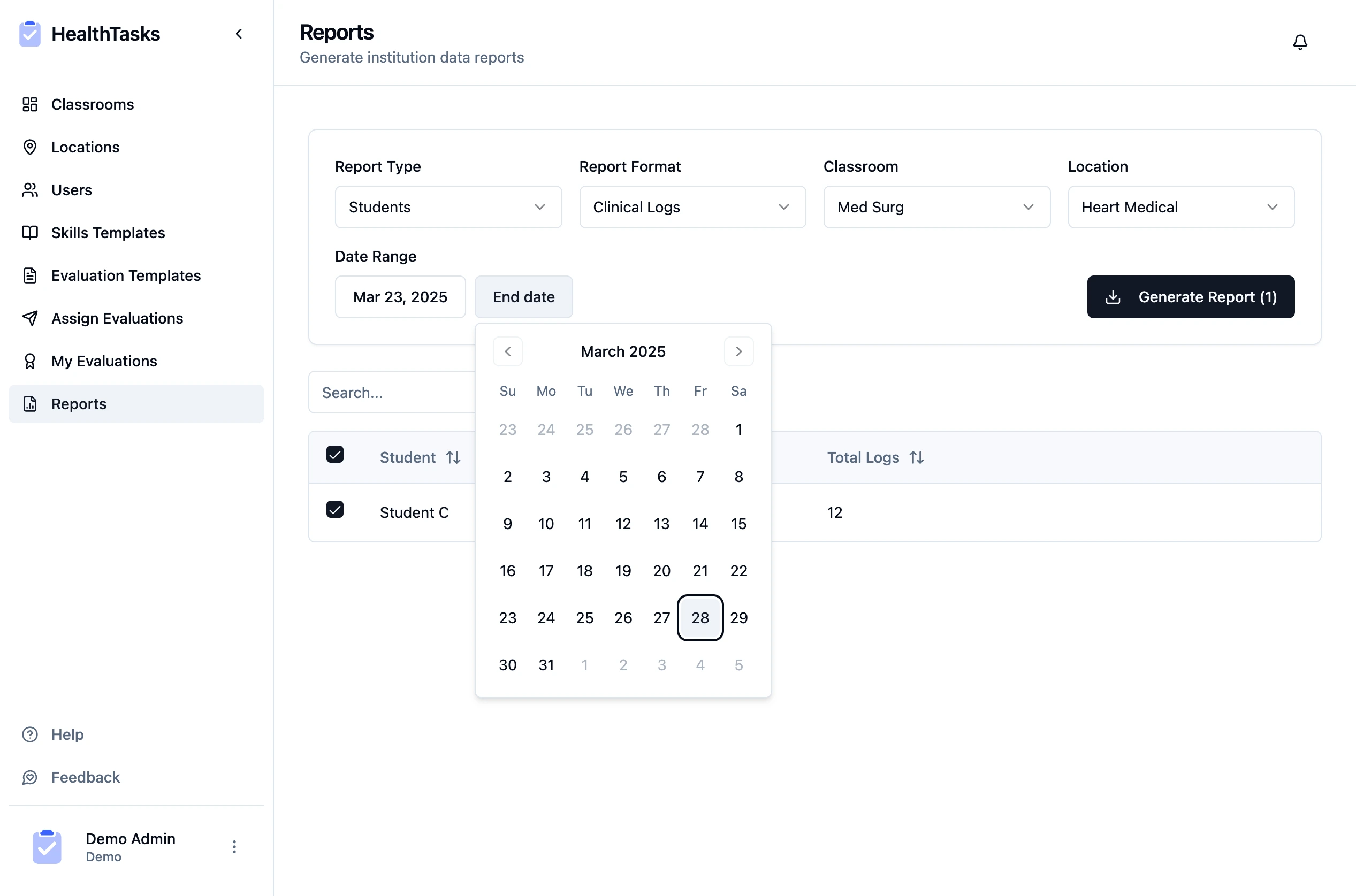 Custom Reports